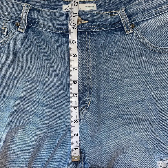 KanCan 100% Cotton Nonstretch Light Wash Ripped Straight Leg Jeans 32 Women’s - Picture 10 of 14